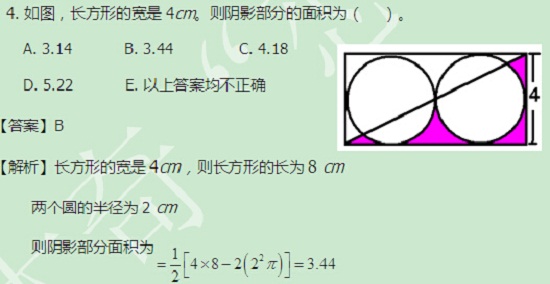 【太奇MBA 2014年9月18日】MBA數(shù)學每日一練 解析